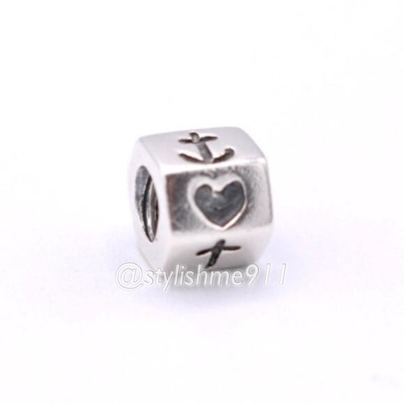 Authentic PANDORA Faith Hope and Love Charm - 790119 - Picture 11 of 12